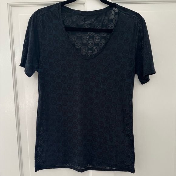 Zadig & Voltaire Tops - 🦋Zadig & Voltaire Burnout Skull Tee
